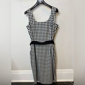Le Chateau Gingham Check Shift Dress NWT